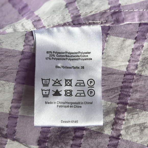 Baum und Pferdgarten Abylene Dress in Creamy Lilac Check size 38 - Picture 14 of 16
